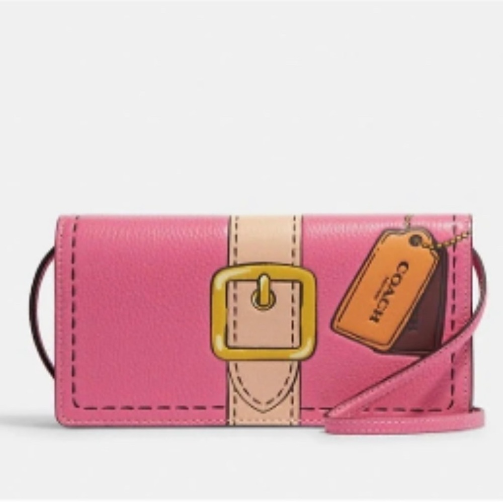 New Coach fold over crossbody